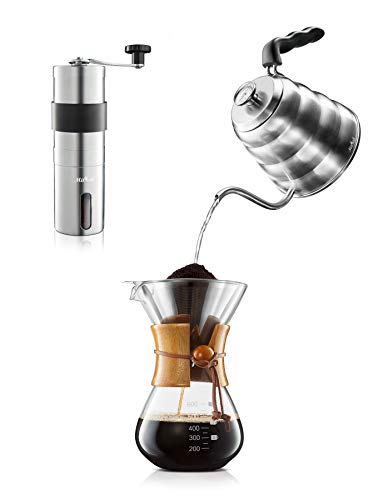 Mitbak Pour Over Coffee Maker Set | Kit Includes 40 oz Gooseneck Kettle with